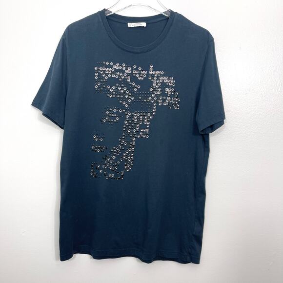Versace Collection Medusa Embellished T-Shirt Medium - Picture 8 of 10